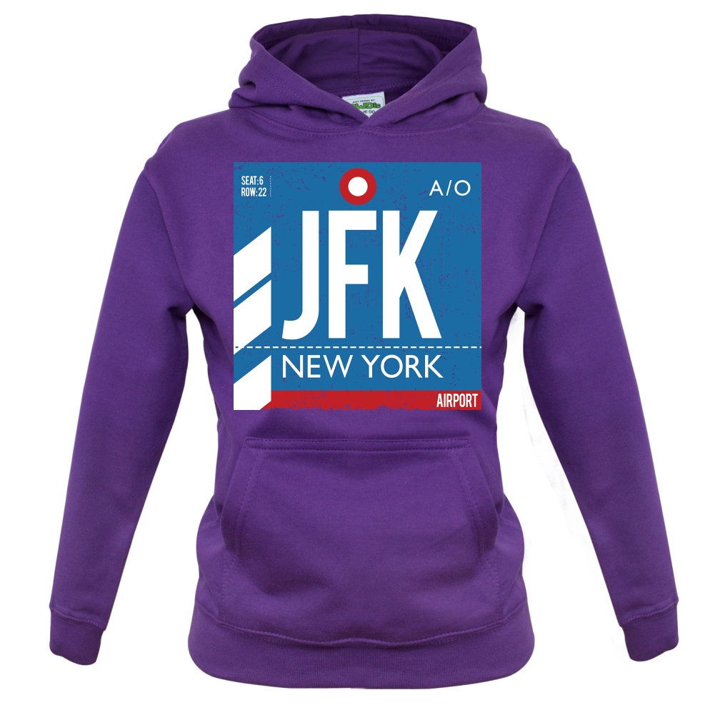 New York Airport Kids T Shirt