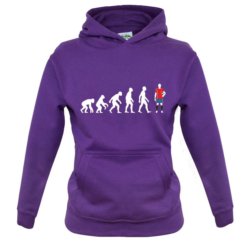 Evolution of Man - Spain Kids T Shirt