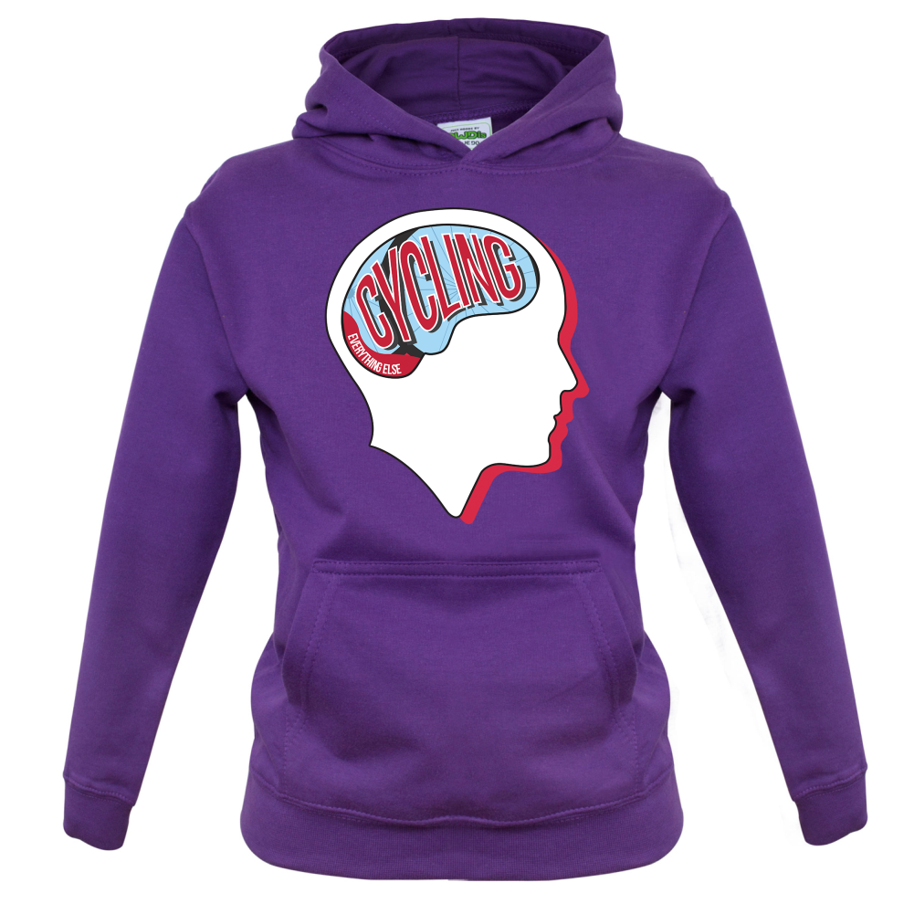 Cycling Is All I Think Kids T Shirt