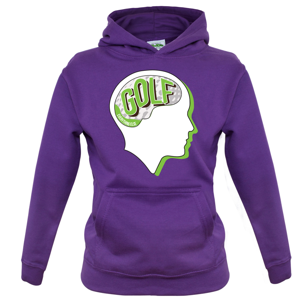 Golf Is All I Think Kids T Shirt