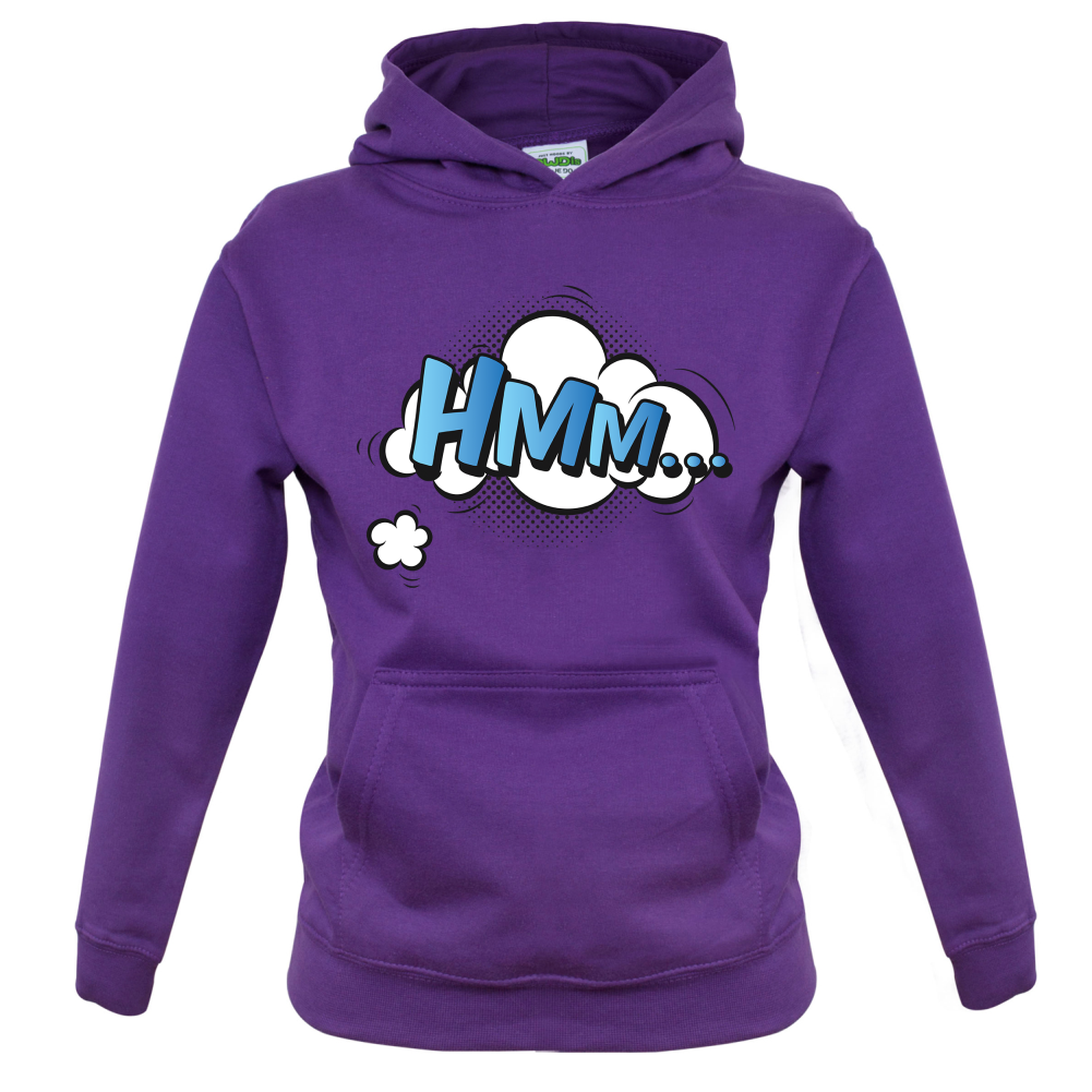 Hmm... Word Art Kids T Shirt