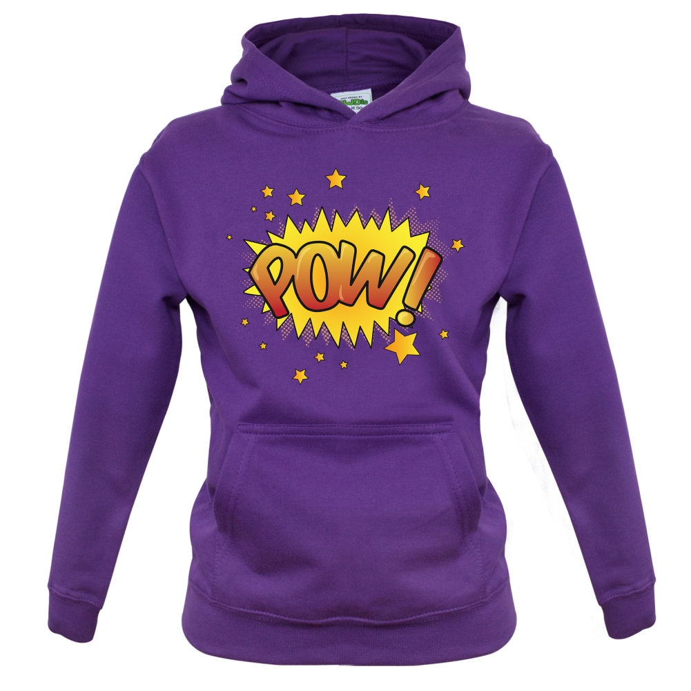 Pow! Word Art Kids T Shirt