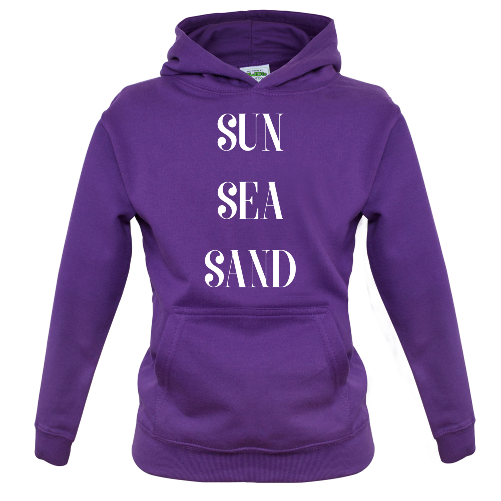 Sun Sea Sand Kids T Shirt
