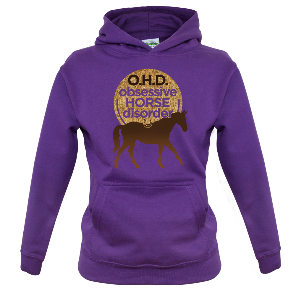 Obsessive Horse Disorder Kids T Shirt