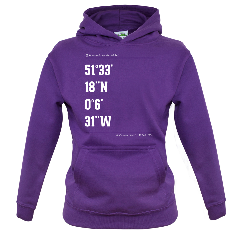 Stadium Coordinates Gunners Kids T Shirt