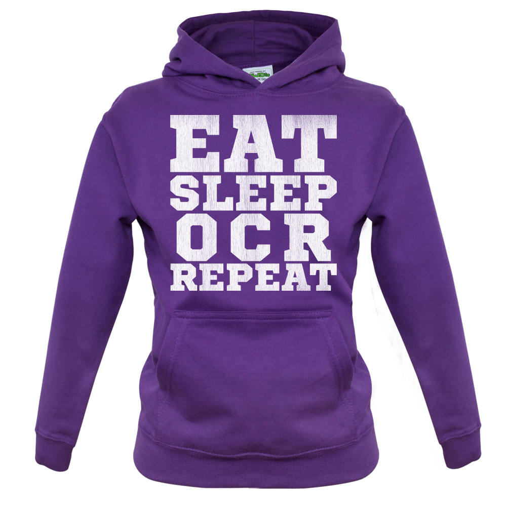 Eat Sleep OCR Repeat Kids T Shirt
