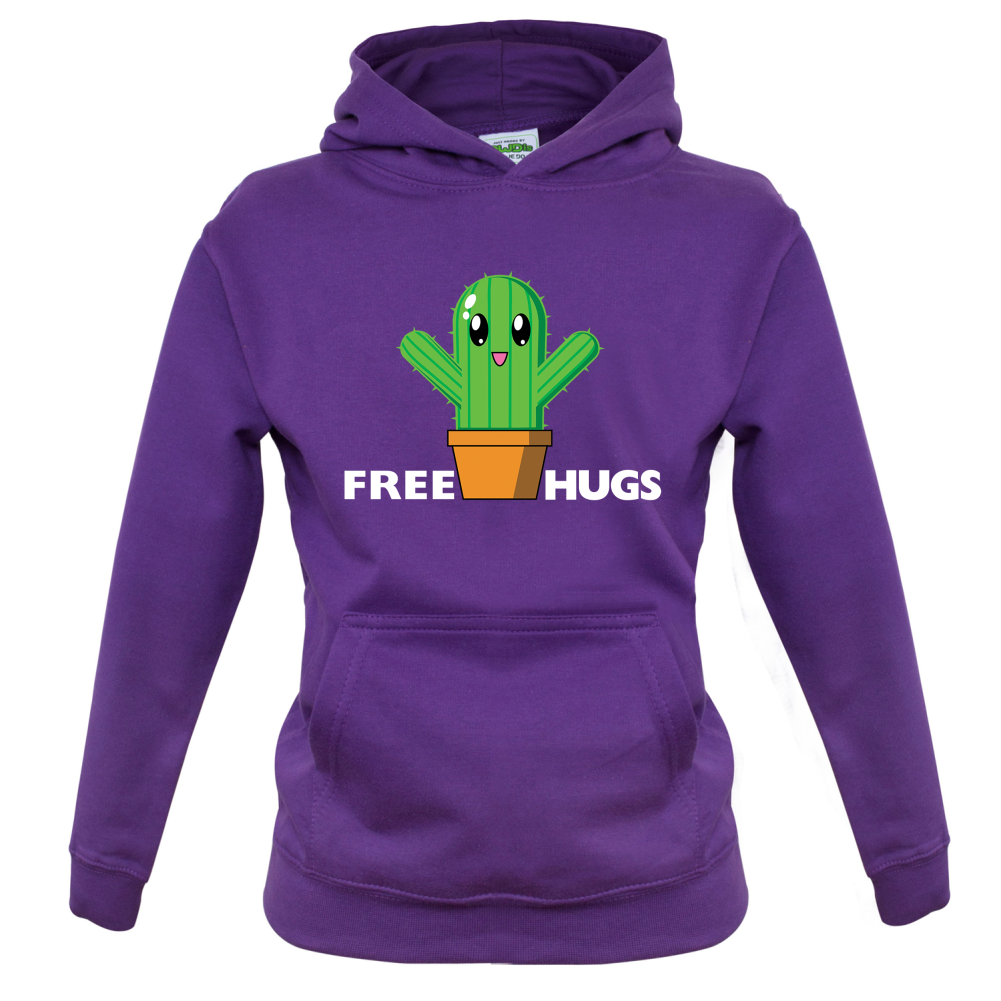 Free Cactus Hugs Kids T Shirt