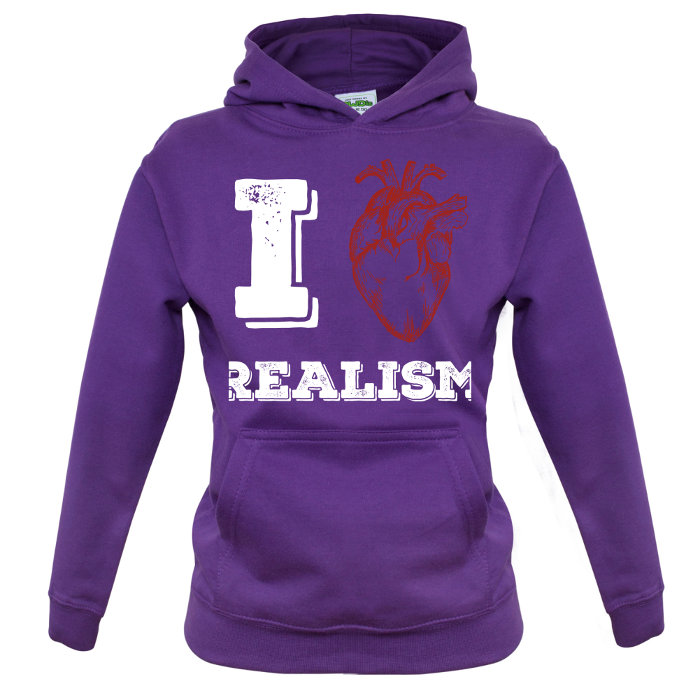 I Heart Realism Kids T Shirt