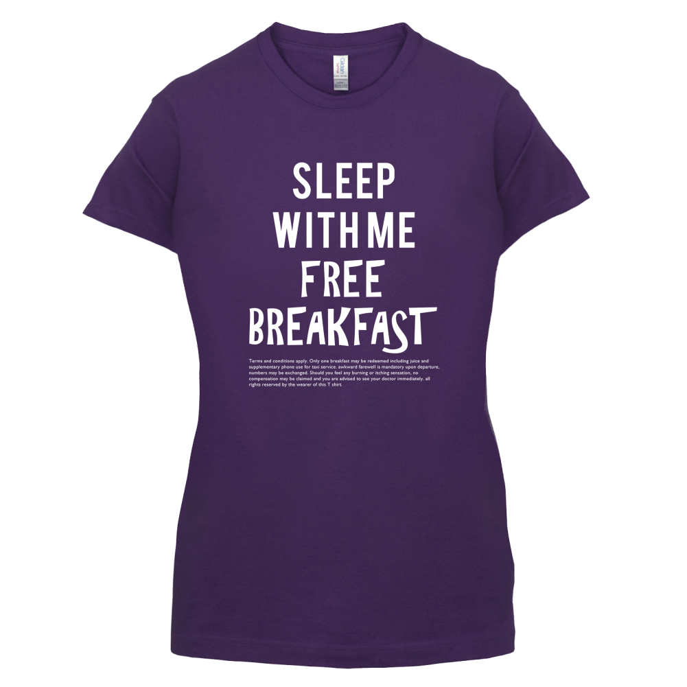 Sleep With Me For Free Breakfast T Shirt
