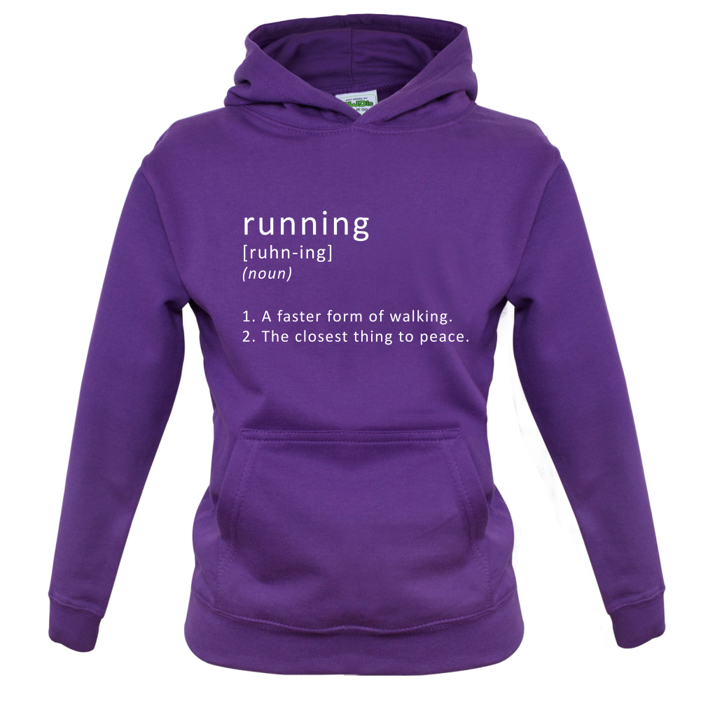 Funny Definition Running Kids T Shirt