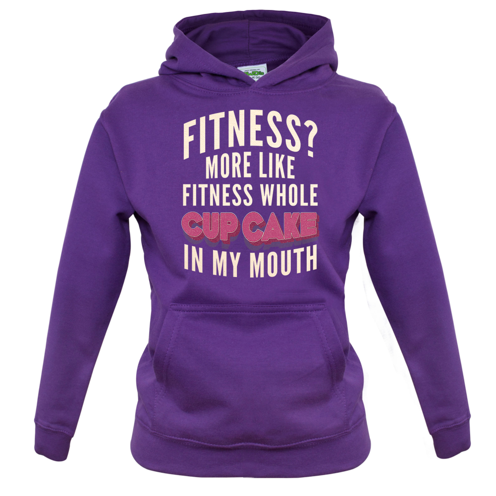 Fitness Cupcake In My Mouth Kids T Shirt
