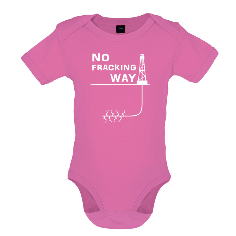 No Fracking Way Baby T Shirt