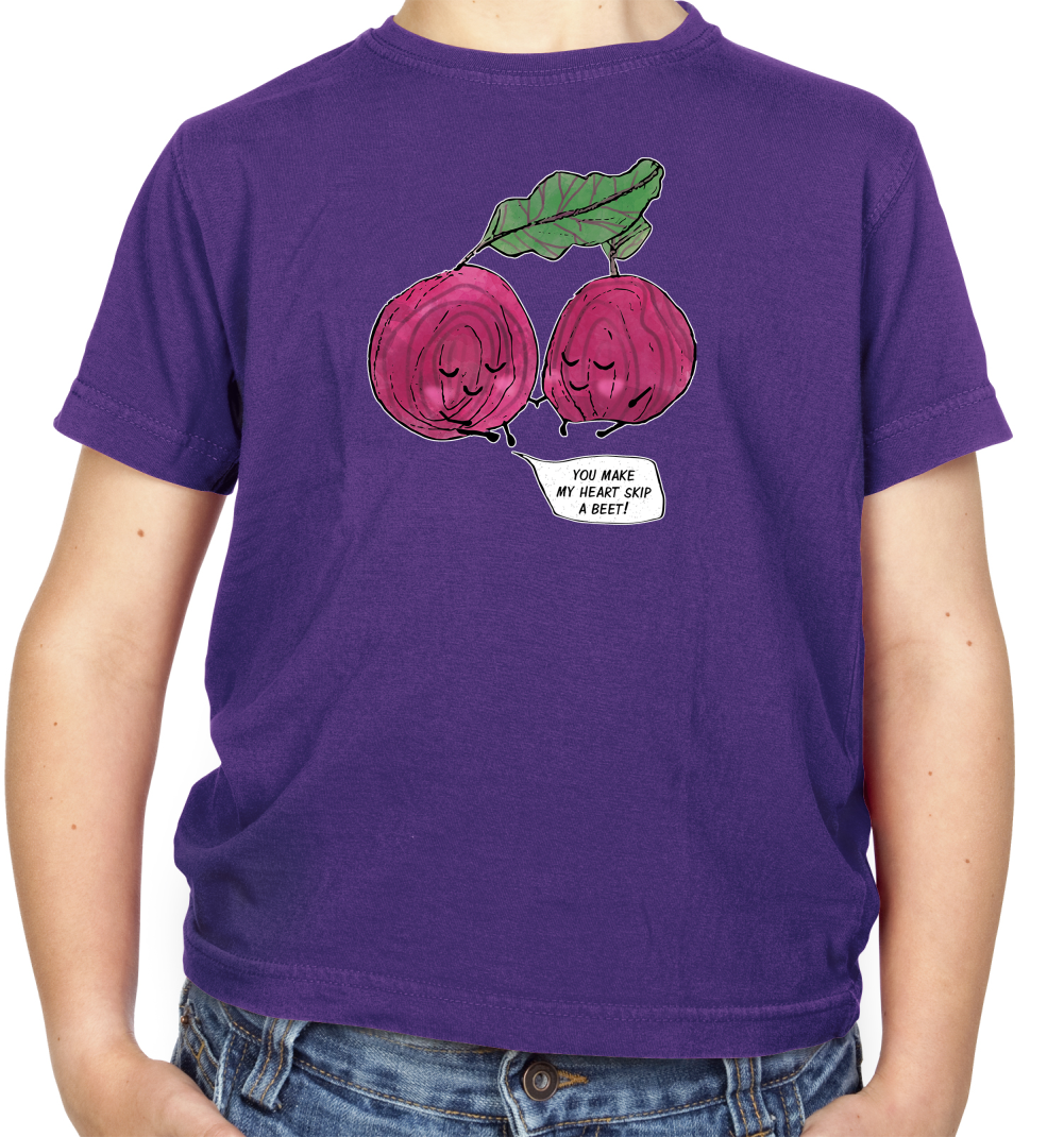 My Heart Skip A Beet Kids T Shirt