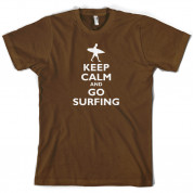 Keep Calm and Go Surfing T Shirt