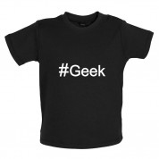 #Geek (Hashtag) Baby T Shirt
