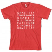 7 Catholic Virtues T Shirt
