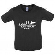 Born to Play Piano Kids T Shirt
