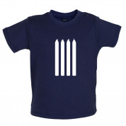 Four Candles Baby T Shirt