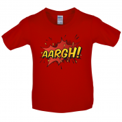 AARGH Word Art Kids T Shirt
