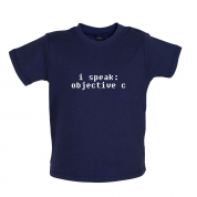 I Speak Objective C Baby T Shirt