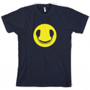 DJ Headphone Smiley face T Shirt