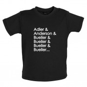 Adler & Anderson & Bueller & Bueller & Bueller Baby T Shirt