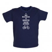 A Man Who Can Ride in Manhattan can Ride anywhere Baby T Shirt