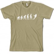 Evolution of Man Lacrosse T shirt