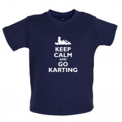 Keep Calm and Go Karting Baby T Shirt