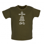 A Man Who Can Ride in London can Ride anywhere Baby T Shirt