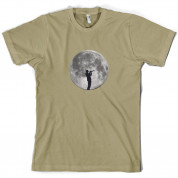 Trumpet Player Moon T Shirt
