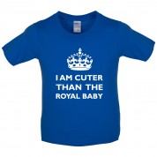 I Am Cuter Than The Royal Baby Kids T Shirt