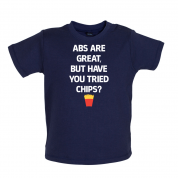 Abs Are Great, Chips Baby T Shirt