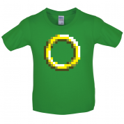 Retro Pixel Ring Kids T Shirt