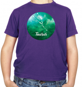 Taurus Sign Kids T Shirt