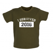 I Survived 2016 Baby T Shirt