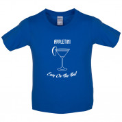 Appletini Easy On The Tini Kids T Shirt