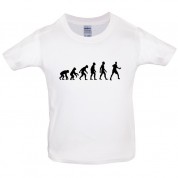 Evolution of Man Table Tennis Kids T Shirt