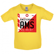 Amsterdam Airport  Kids T Shirt