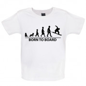 Born to Board Baby Snowboarding T Shirt
