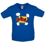 Bam! Word Art Kids T Shirt