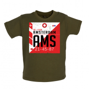 Amsterdam Airport  Baby T Shirt