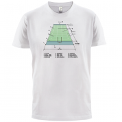 American Football Field Diagram T Shirt