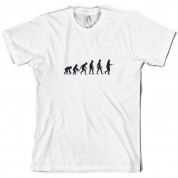 Evolution Of Man Egg and Spoon T Shirt