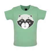 Smiley Face Racoon Mrs T Shirt