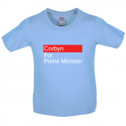 Corbyn For Prime Minister Kids T Shirt