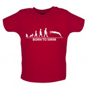 Born to Swim Baby T Shirt