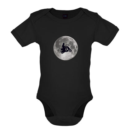 Moped Moon Baby T Shirt