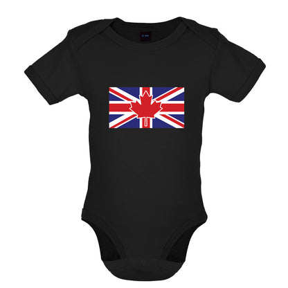 Canadian Union Jack Flag Baby T Shirt