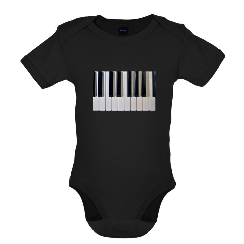 Piano Keys Colour Baby T Shirt